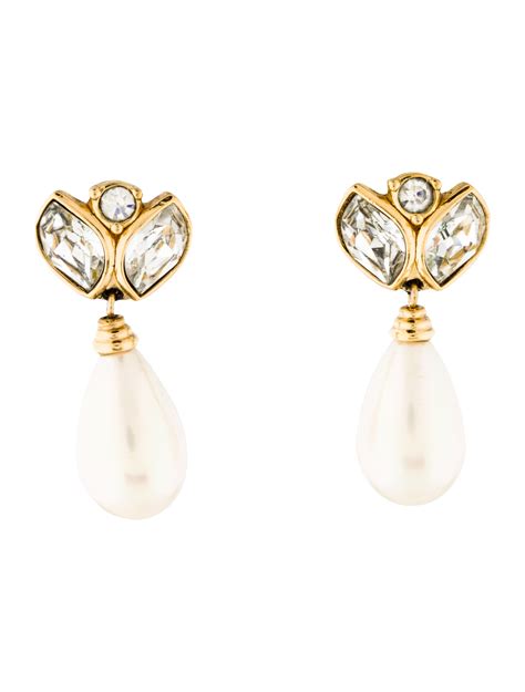 dior designer earrings